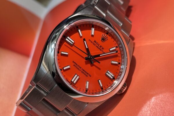 目にする機会が少なくなってきたコーラルレッド　Ref.126000