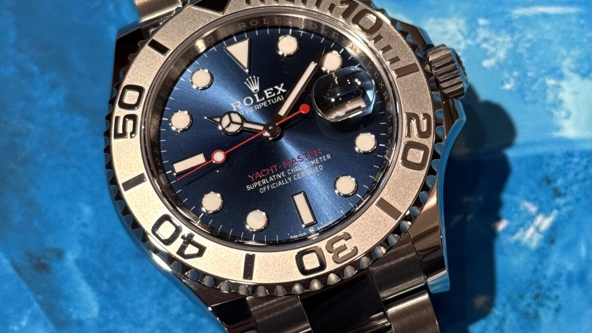 プラチナベゼルと親和性のあるブルーダイヤル　Ref.126622