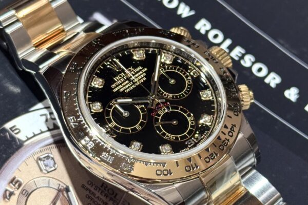 ロレゾールモデルはブラックが人気　Ref.116503G