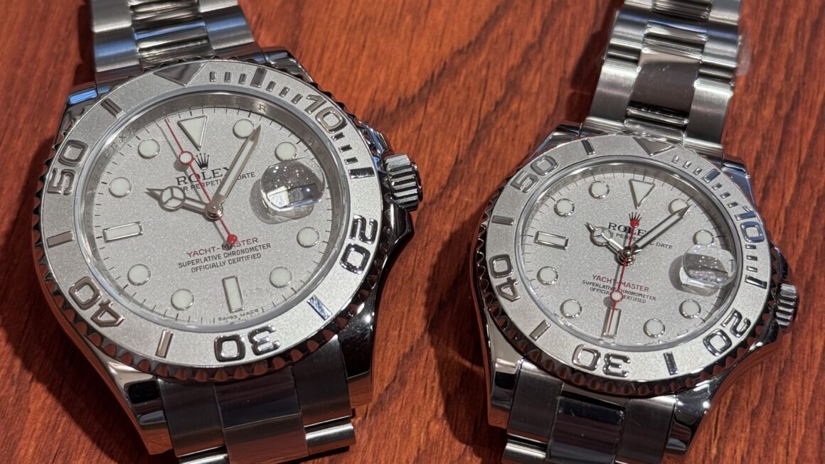 ヨットマスターのメンズとボーイズを見比べ！　Ref.16622、Ref.168622