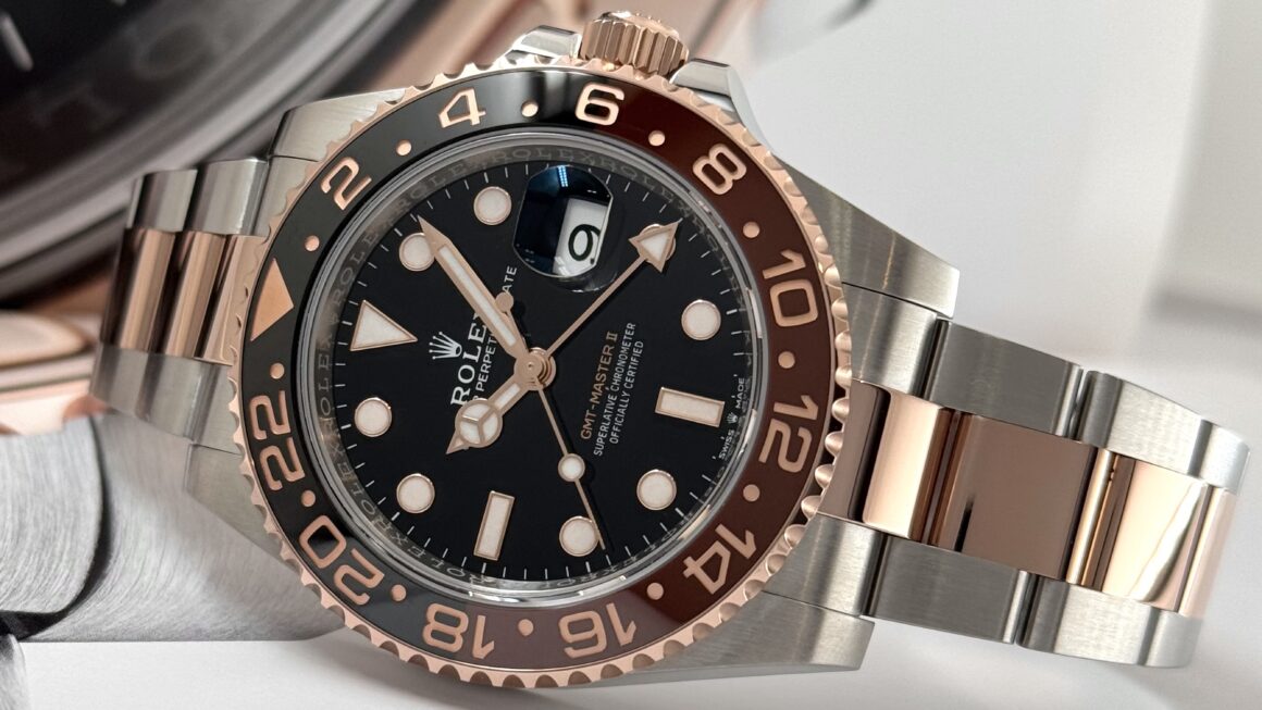 茶黒ベゼルとエバーローズの親和性抜群！　Ref.126711CHNR