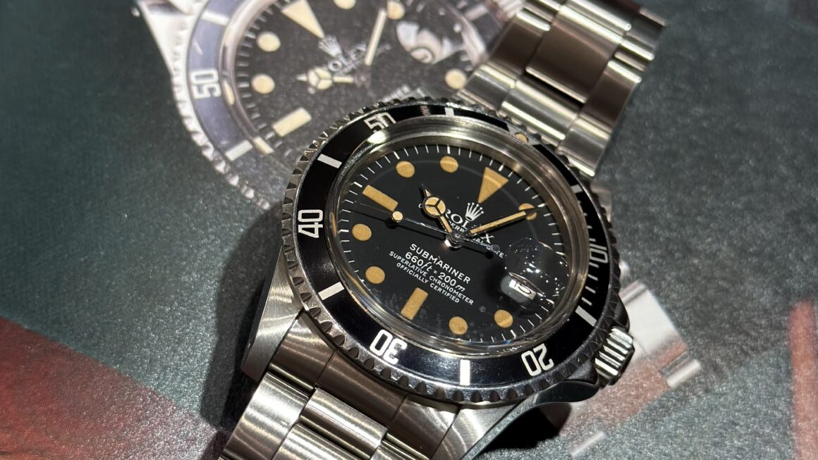 インデックスの焼け具合がたまらない　Ref.1680