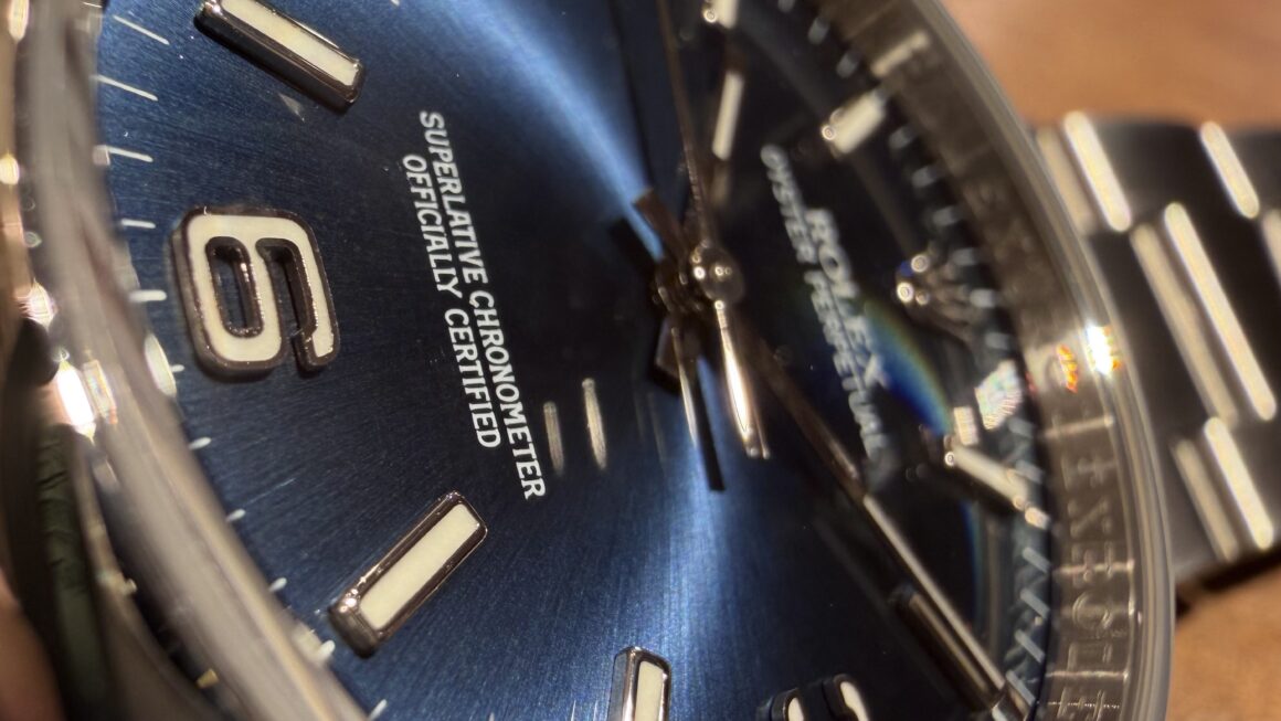 今では珍しいオイスターパーペチュアルの369ダイヤル　Ref.116000