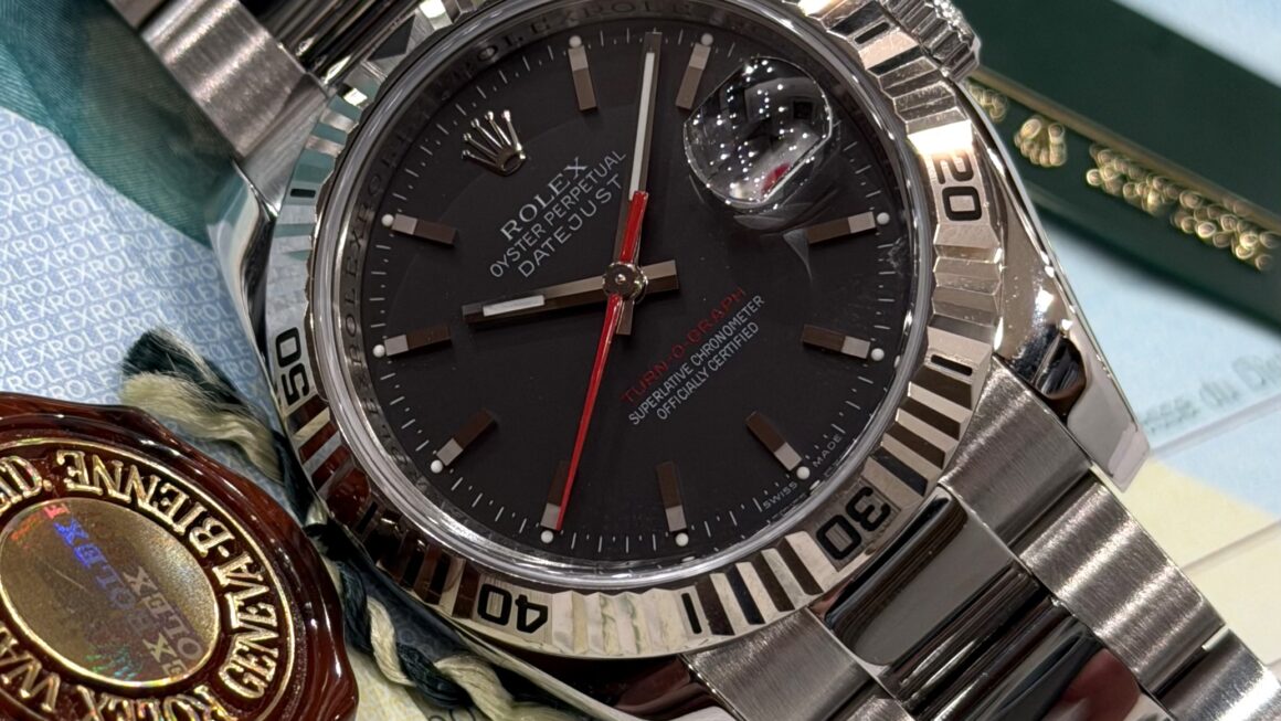 デイトジャストなのにベゼルが回るターノグラフ　Ref.116264