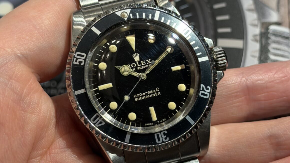 ダイヤルの艶感が堪らない！！　Ref.5513