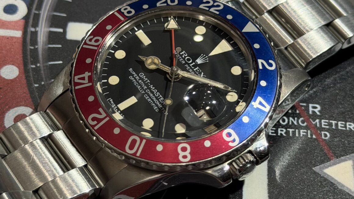 色褪せが少ない魅力的なベゼル　Ref.1675