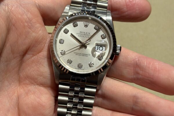 ケースのエッジが際立つ！ほぼノンポリッシュなデイトジャスト！　Ref.16234G