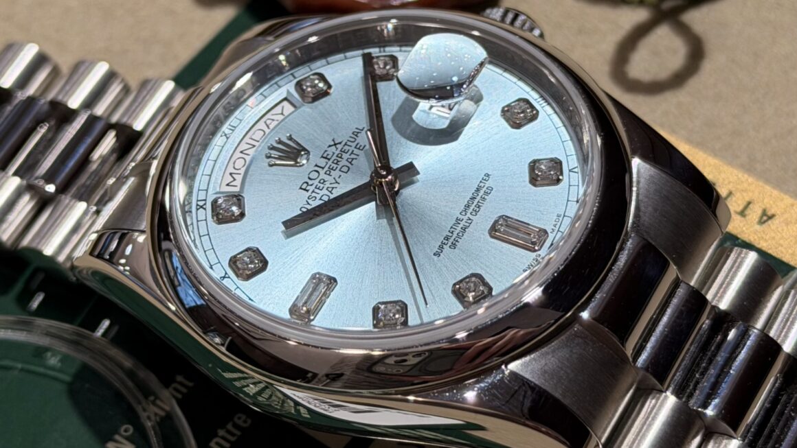 アイスブルーといえばプラチナ　Ref.118206A