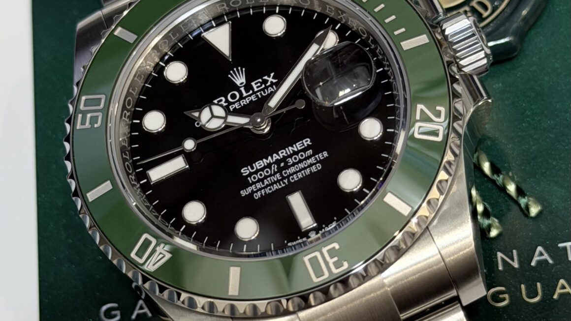 思ったよりも腕になじむグリーンベゼル　Ref.126610LV