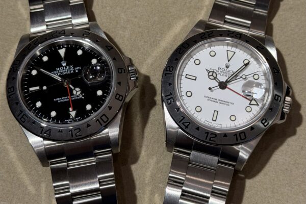 同モデルでも白と黒で雰囲気も様変わり　Ref.16570